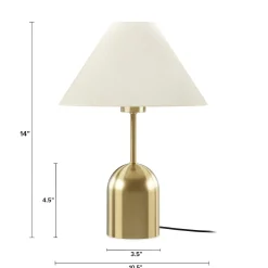 Markham Small Table Lamp - Brass