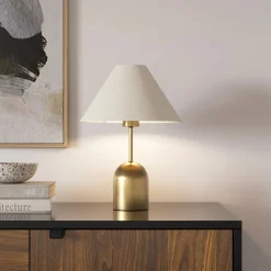 Markham Small Table Lamp - Brass
