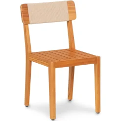 Marol Outdoor Dining Chair - Bronze Teak