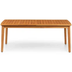 Marol 76.5" - 95.5" Outdoor Extendable Dining Table - Bronze Teak