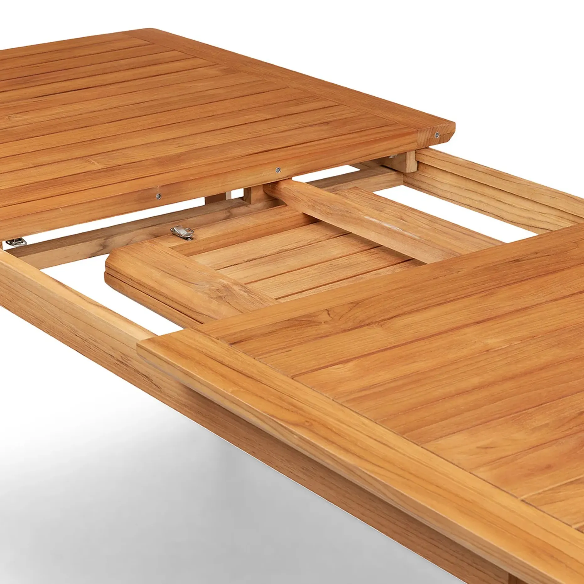 Marol 76.5" - 95.5" Outdoor Extendable Dining Table - Bronze Teak