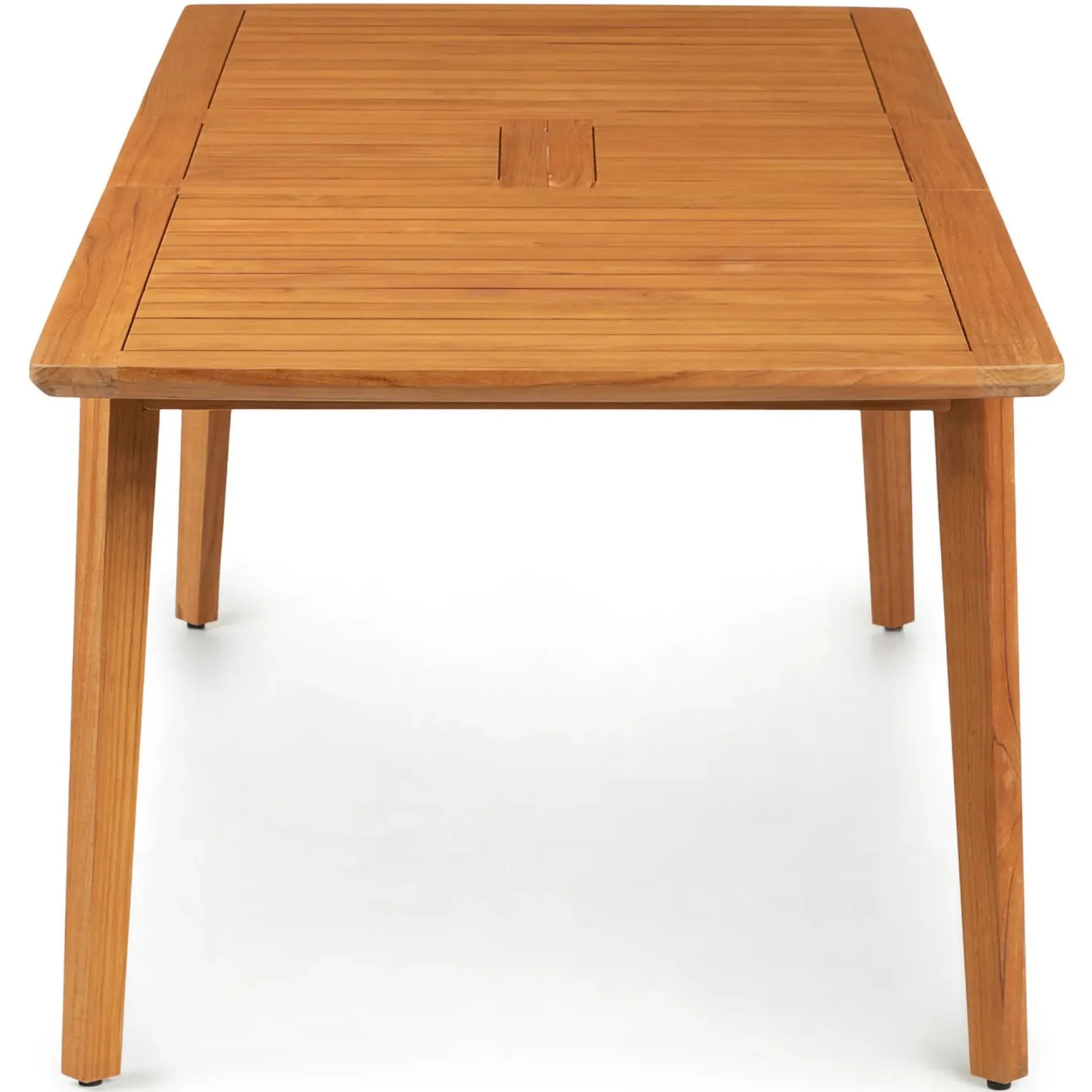 Marol 76.5" - 95.5" Outdoor Extendable Dining Table - Bronze Teak