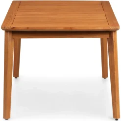 Marol 59" - 78" Outdoor Extendable Dining Table - Bronze Teak