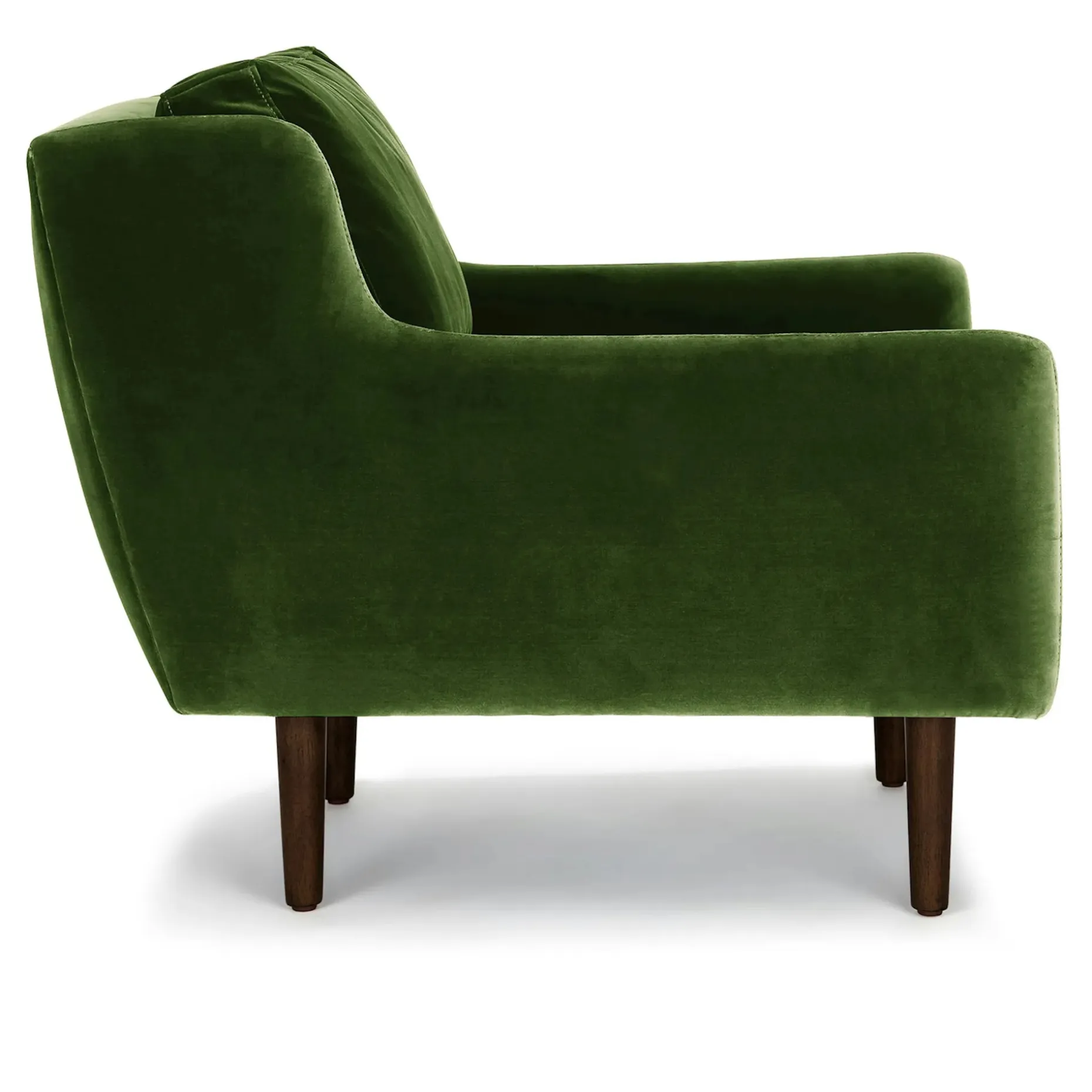 Matrix 30.5" Velvet Lounge Chair - Grass Green