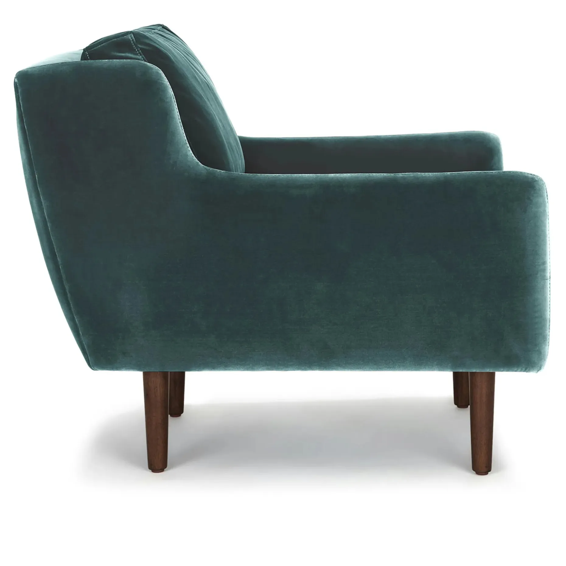 Matrix 30.5" Velvet Lounge Chair - Pacific Blue
