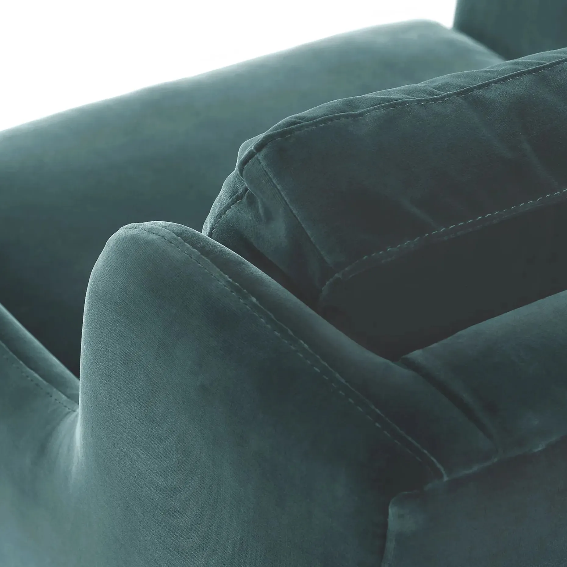 Matrix 30.5" Velvet Lounge Chair - Pacific Blue
