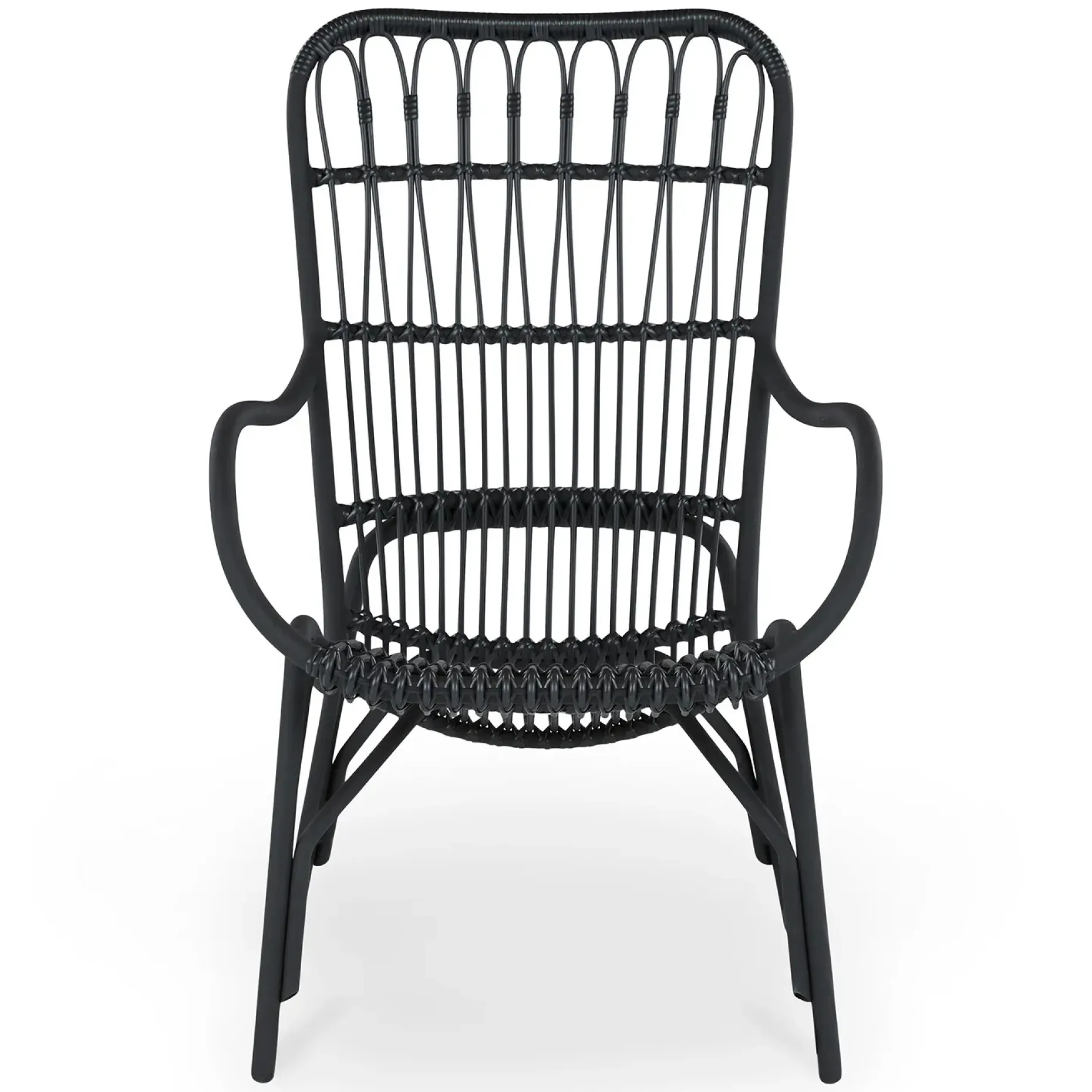 Medan 25" Outdoor Lounge Chair - Graphite