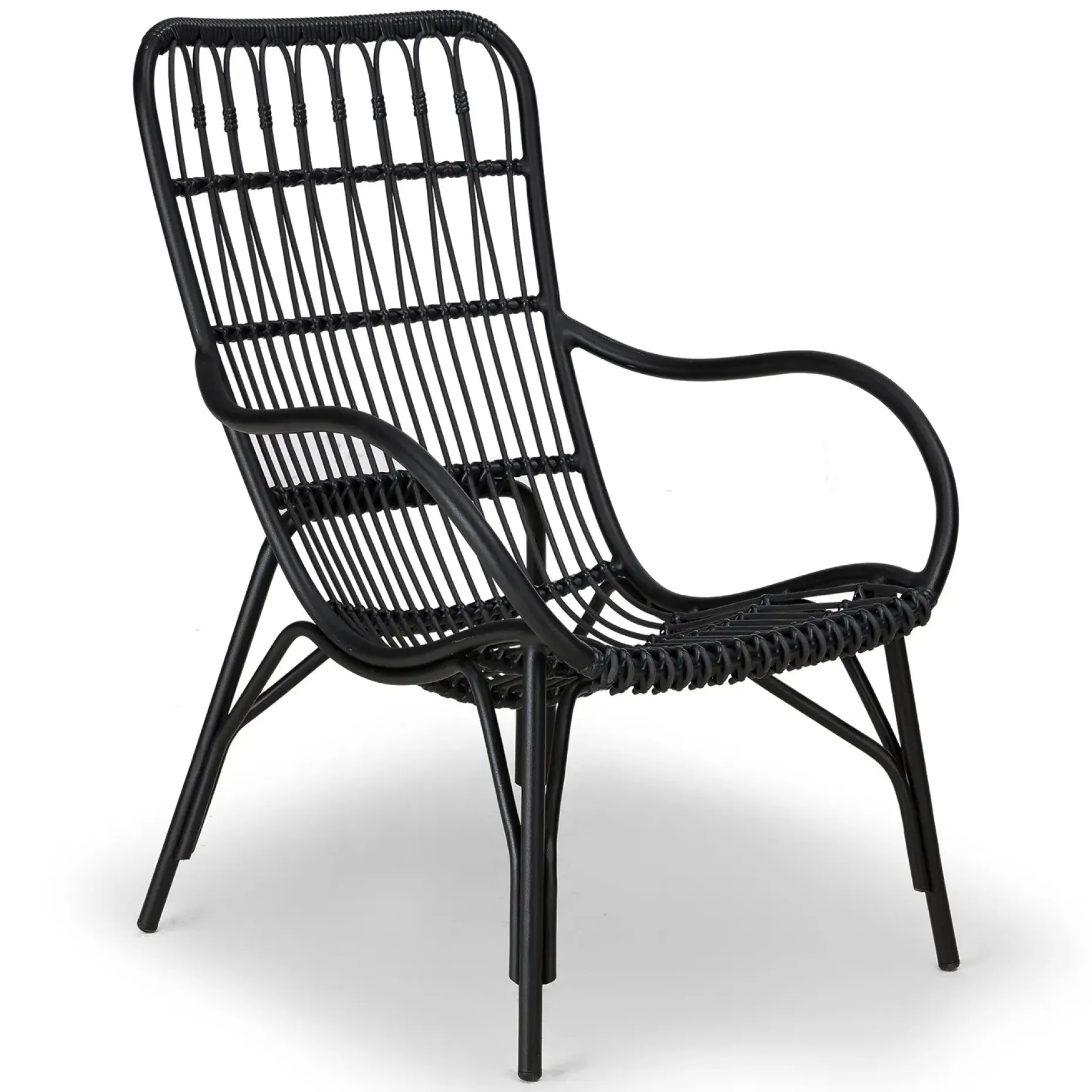 Medan 25" Outdoor Lounge Chair - Graphite