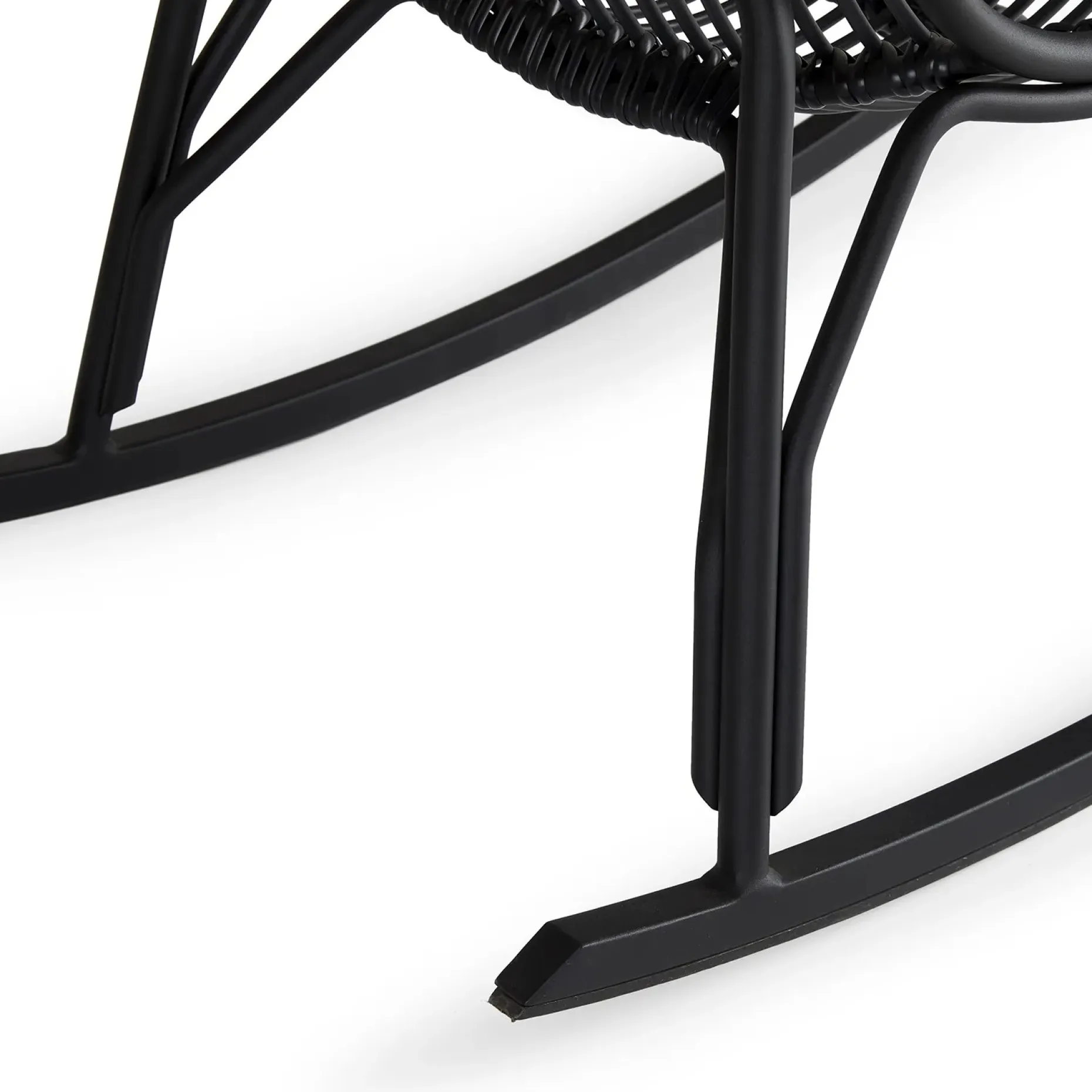 Medan 24.5" Outdoor Rocking Lounge Chair - Graphite