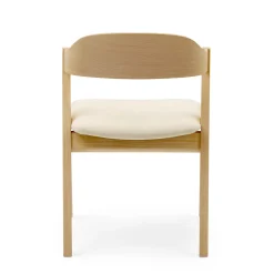 Meja Dining Chair - Oak and Bristol Ivory