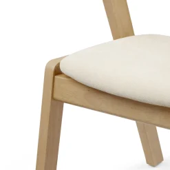 Meja Dining Chair - Oak and Bristol Ivory
