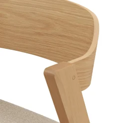 Meja Dining Chair - White Oak and Ratine Buff