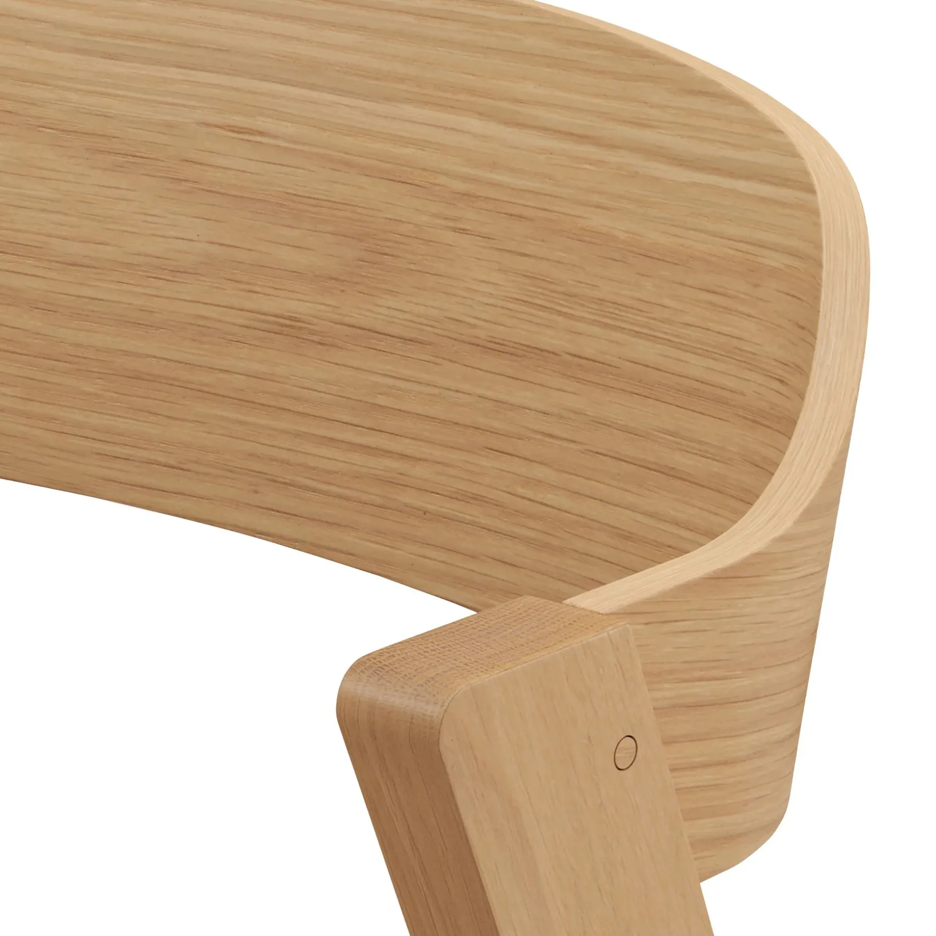 Meja Dining Chair - White Oak and Hestia Caramel