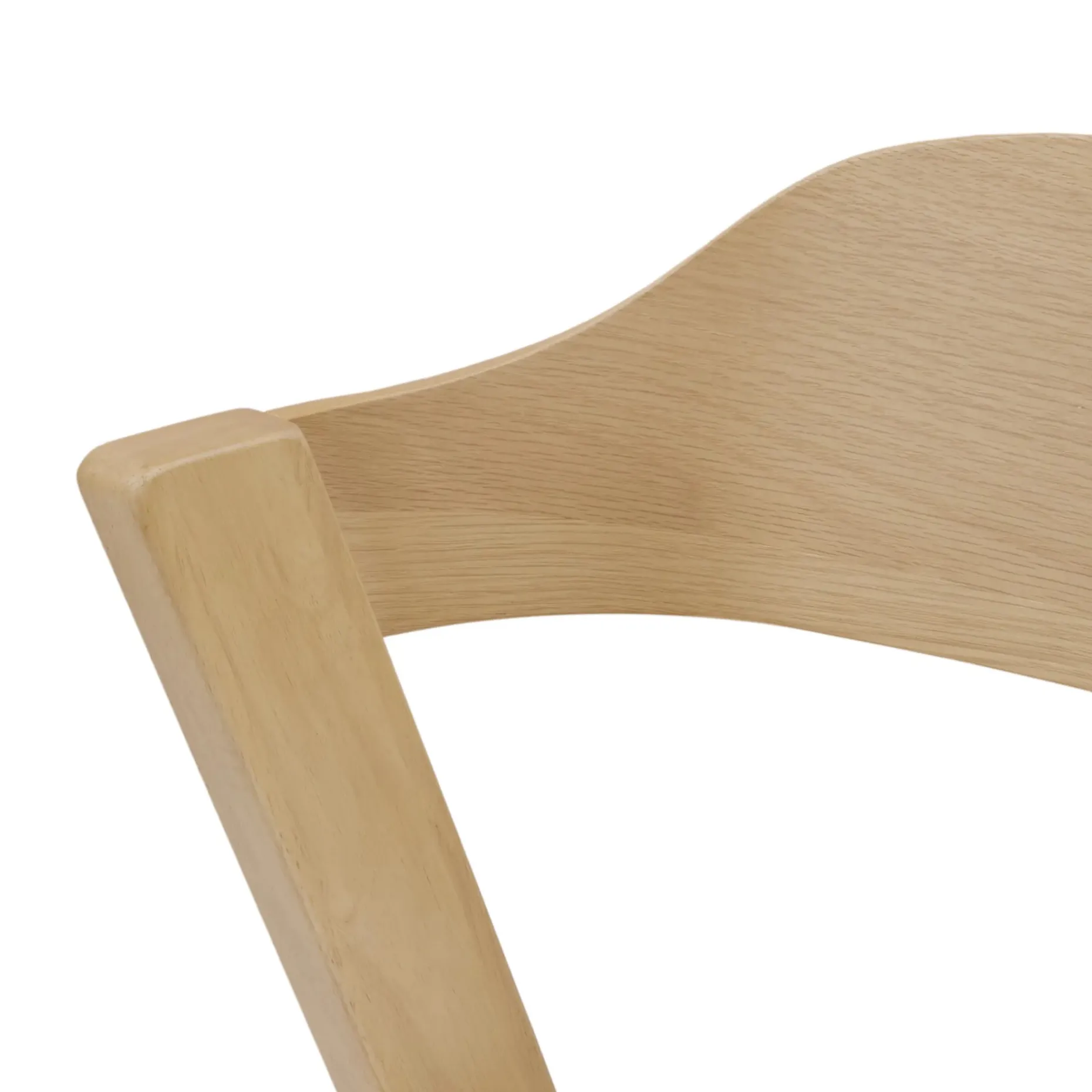 Meja Leather Dining Chair - Oak and Taos Tan