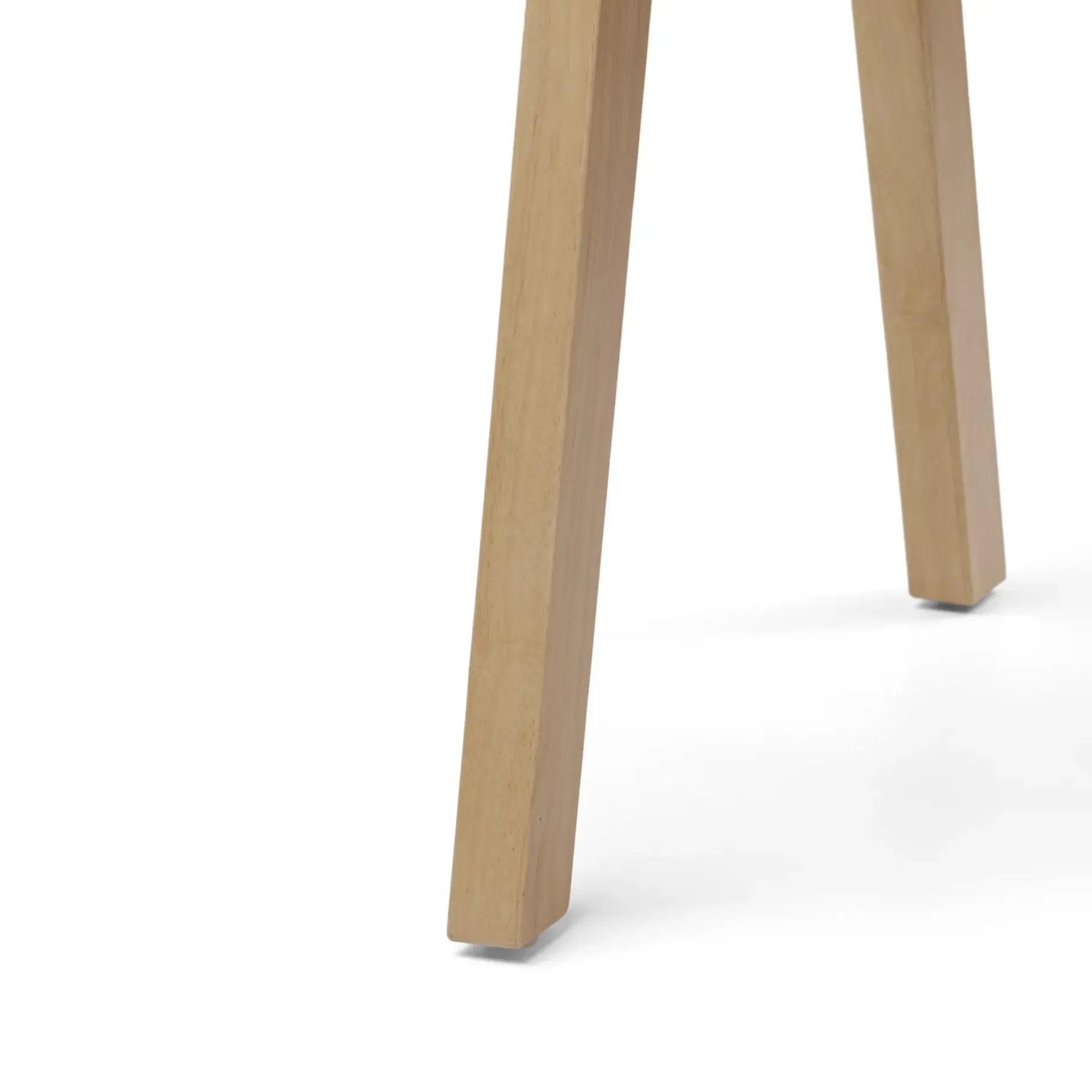 Meja Leather Dining Chair - Oak and Taos Tan