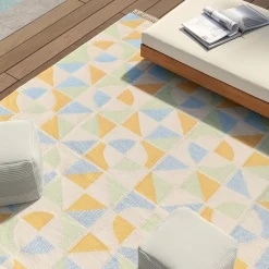 Mekko 8 x 10 Indoor/Outdoor Rug - Peach Dream