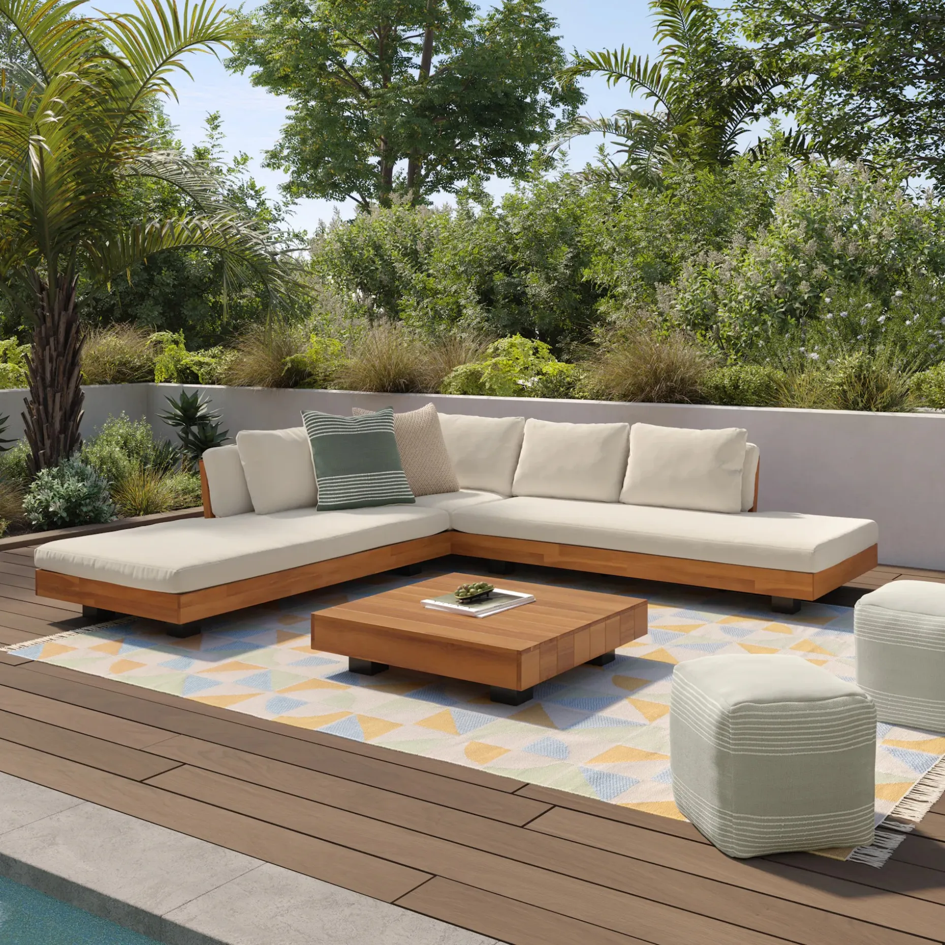 Mekko 8 x 10 Indoor/Outdoor Rug - Peach Dream