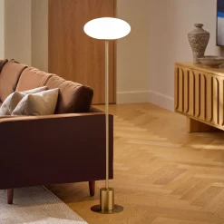 Menken Floor Lamp - Brass