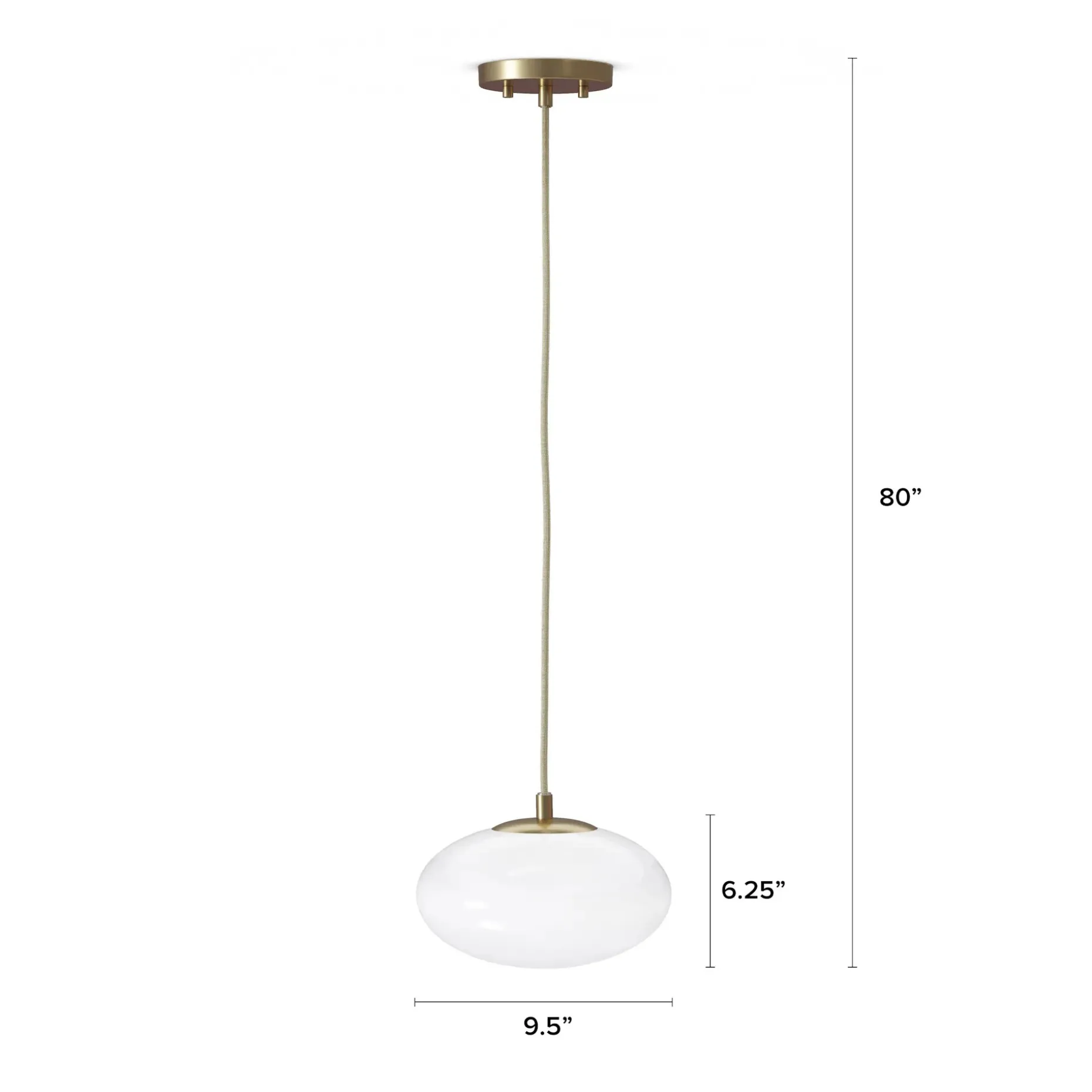 Menken Pendant Lamp - Brass