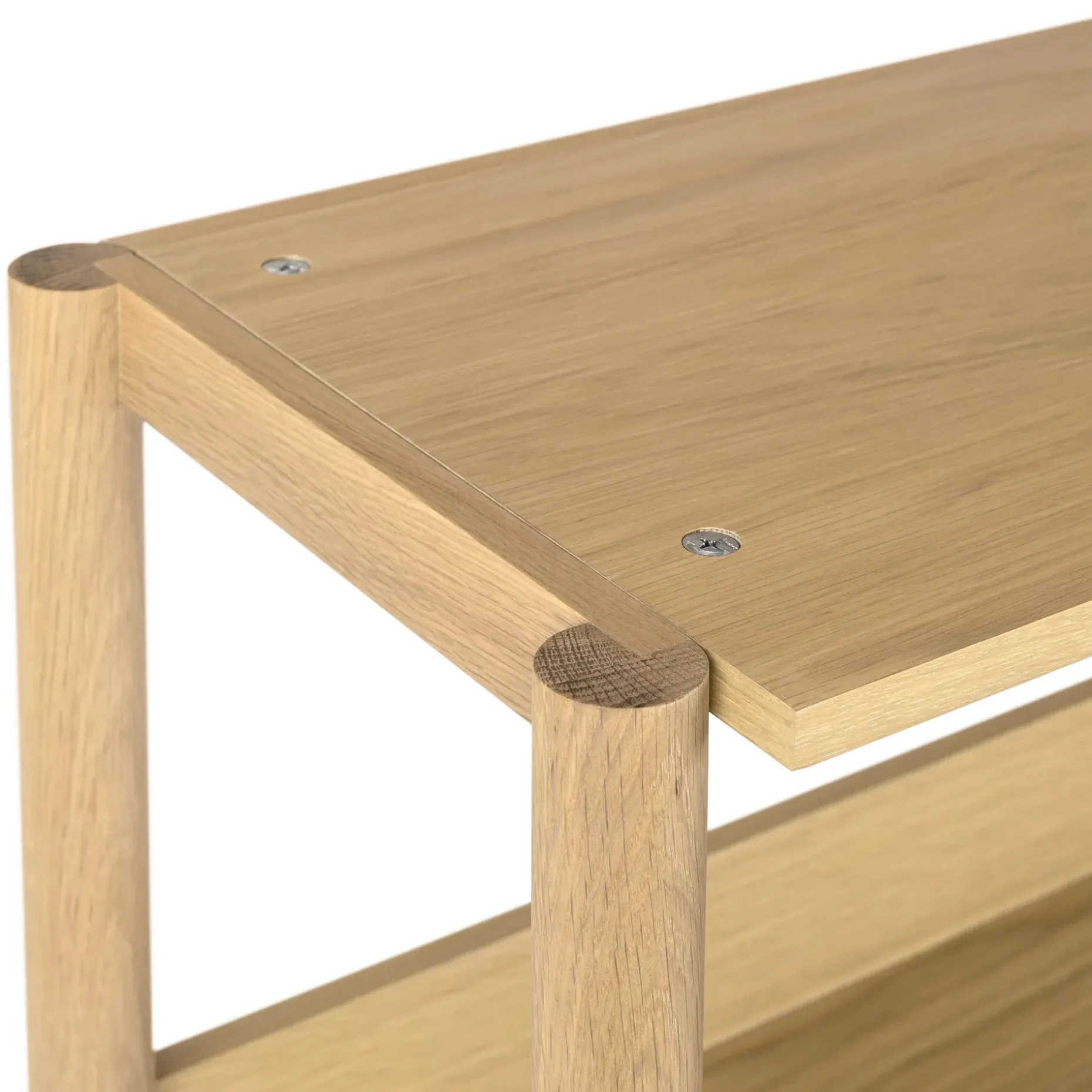 Merto 138" Media Storage Set - Natural Oak