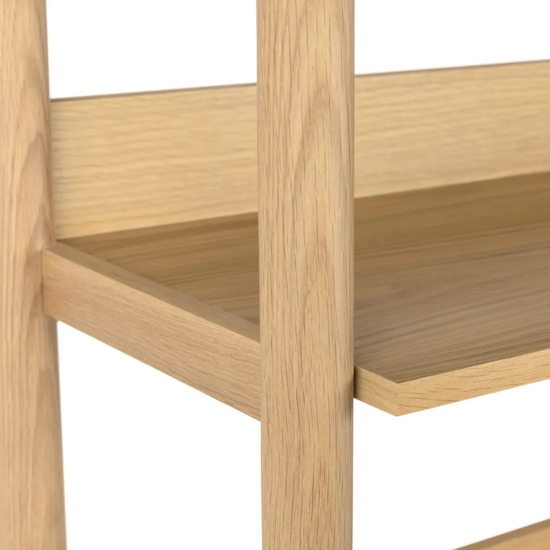 Merto 138" Media Storage Set - Natural Oak