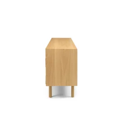 Merto 72" Media Unit - Natural Oak