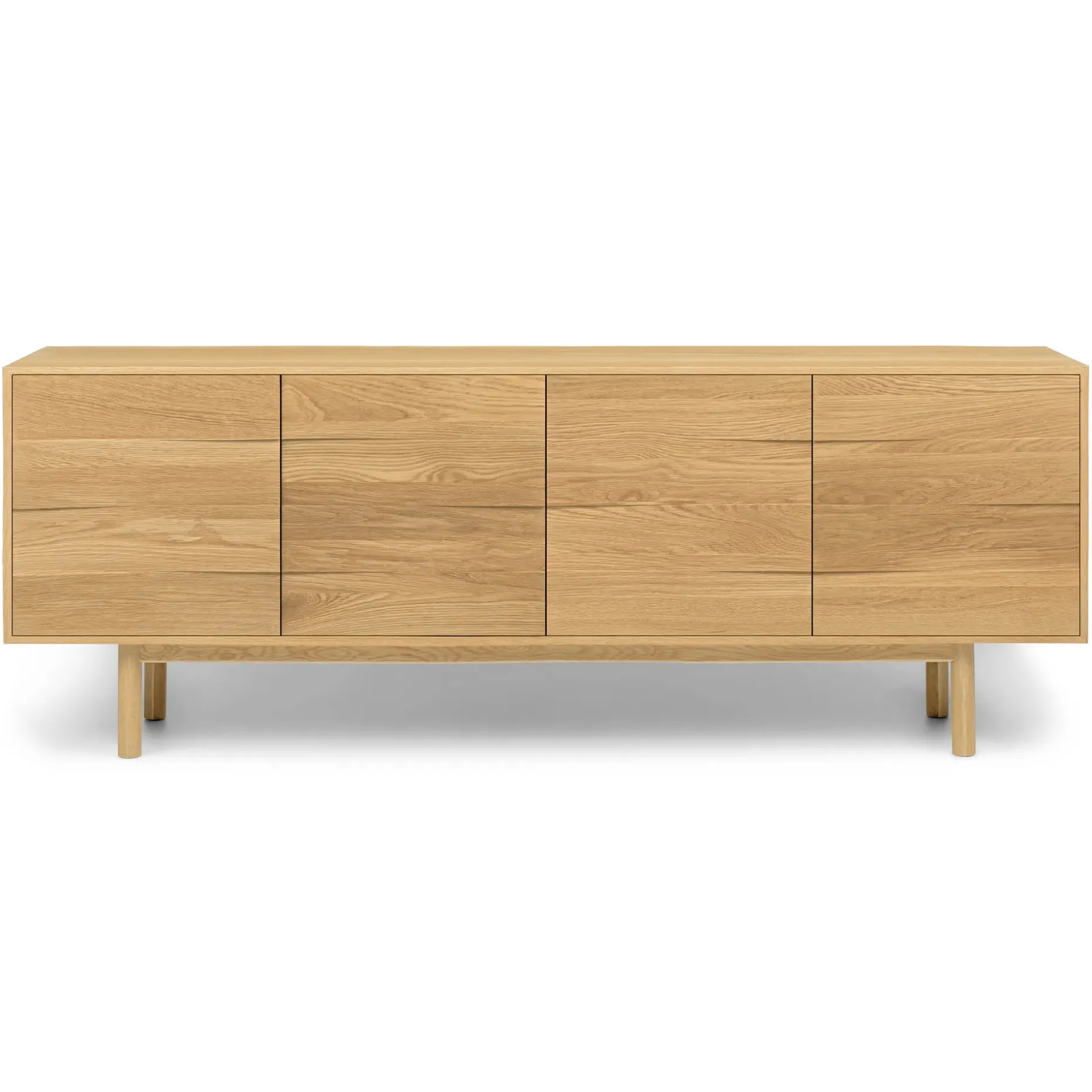 Merto 72" Media Unit - Natural Oak