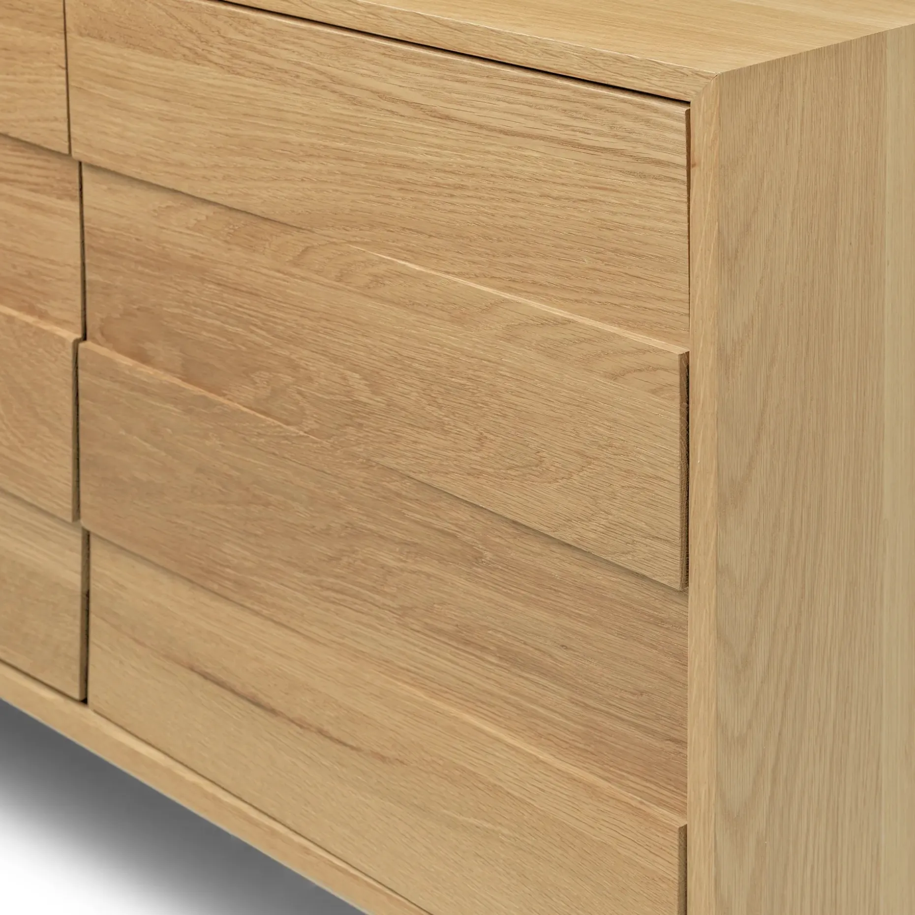 Merto 72" Media Unit - Natural Oak