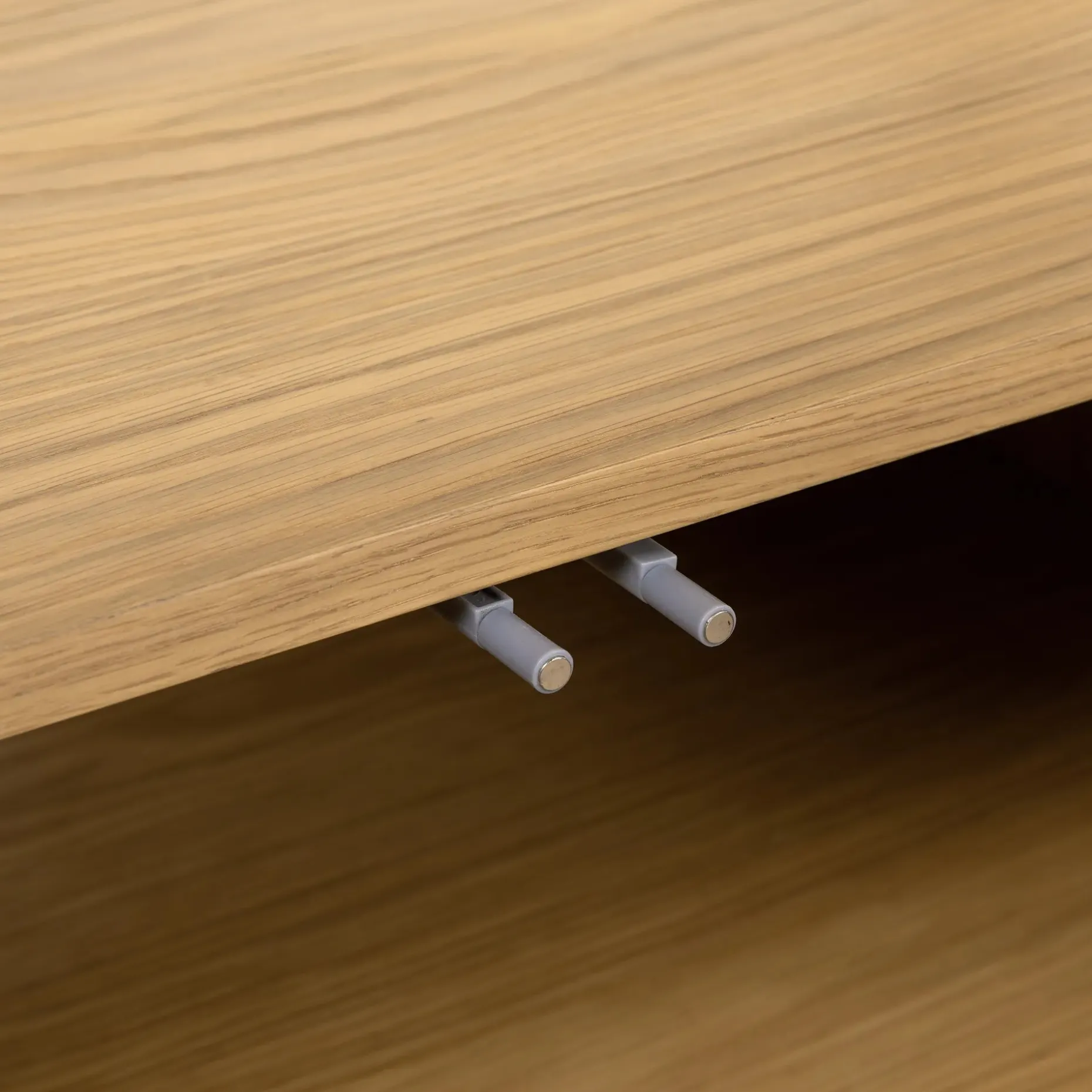 Merto 33" Shelving Unit with Storage - Natural Oak