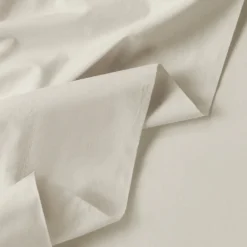 Meso King Brushed Cotton Sheet Set - Light Taupe