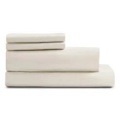 Meso Queen Brushed Cotton Sheet Set - Light Taupe