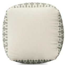 Mia 18" Pouf - Doe Taupe