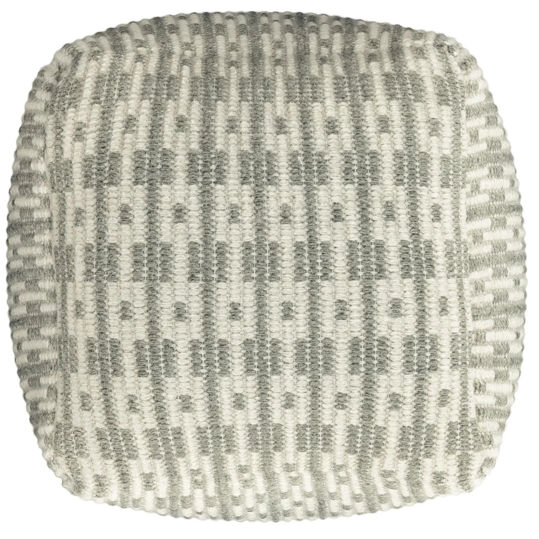 Mia 18" Pouf - Doe Taupe