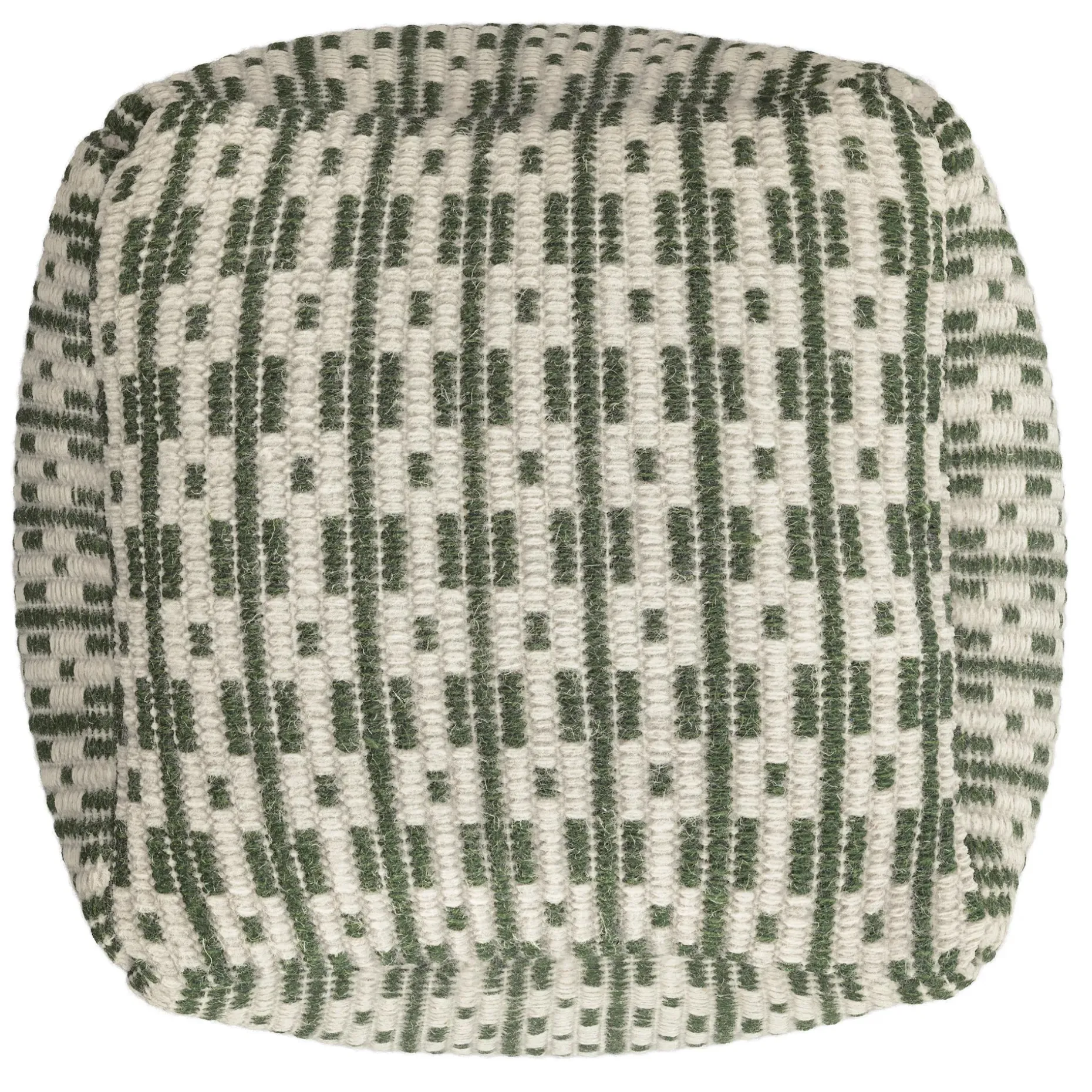 Mia 18" Pouf - Woodland Green
