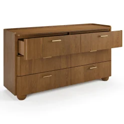 Miila 6-Drawer Double Dresser - Smoked Oak