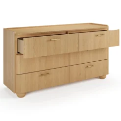 Miila 6-Drawer Double Dresser - White Oak