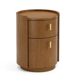 Miila 2-Drawer Nightstand - Smoked Oak