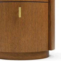 Miila 2-Drawer Nightstand - Smoked Oak