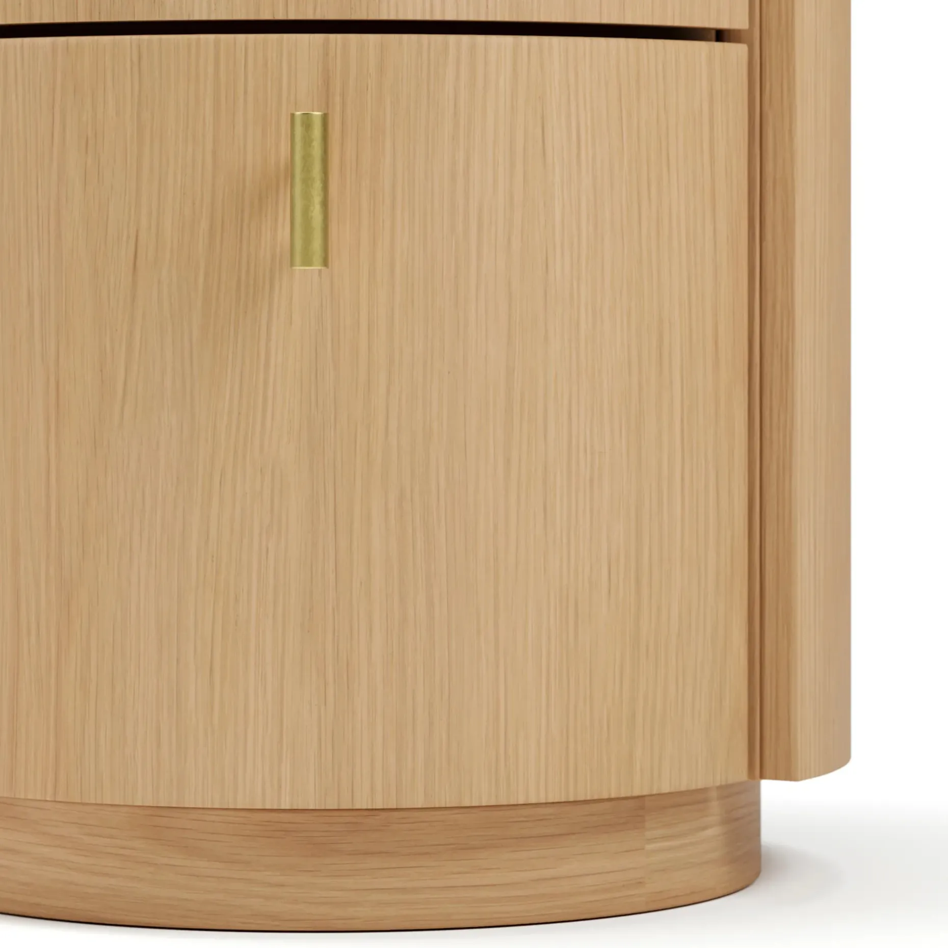 Miila 2-Drawer Nightstand - White Oak
