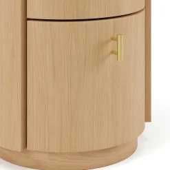 Miila 2-Drawer Nightstand - White Oak