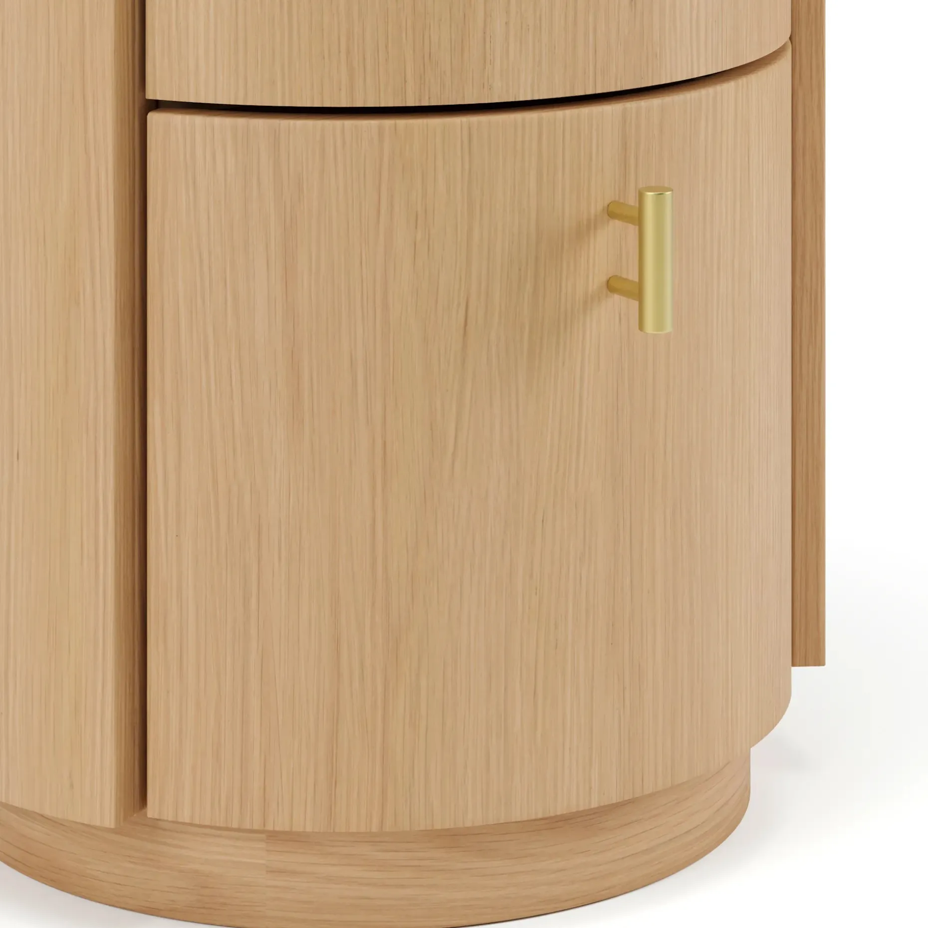 Miila 2-Drawer Nightstand - White Oak