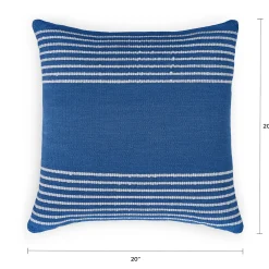 Mika Indoor/Outdoor Pillow - Cobalt Blue
