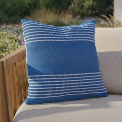 Mika Indoor/Outdoor Pillow - Cobalt Blue
