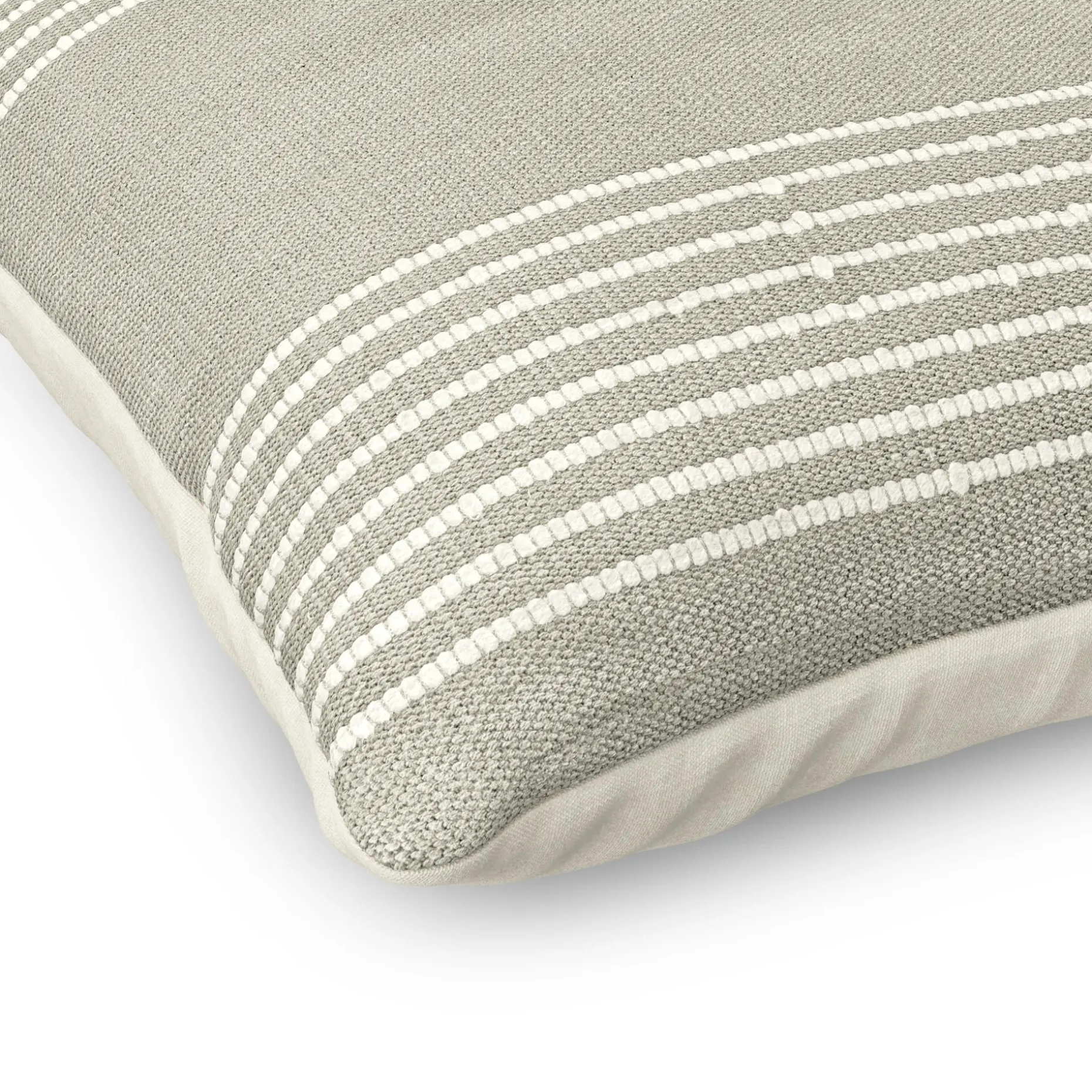 Mika Indoor/Outdoor Pillow - Ridge Taupe