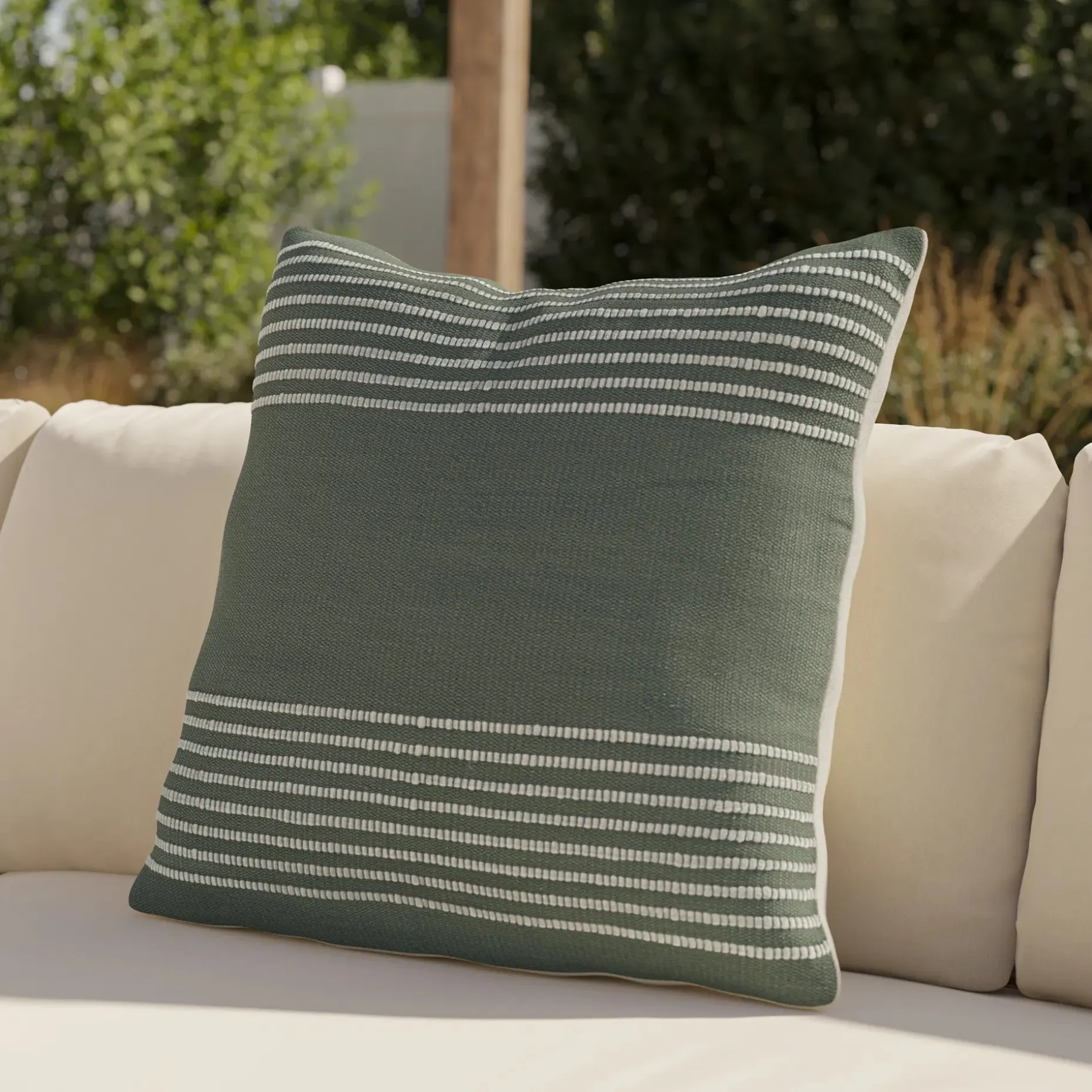 Mika Indoor/Outdoor Pillow - Sea Green