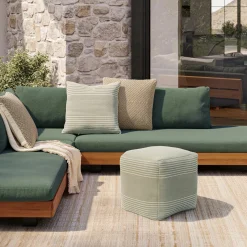 Mika Indoor/Outdoor Pillow - Sea Green