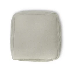 Mika 16" Indoor/Outdoor Pouf - Ridge Taupe