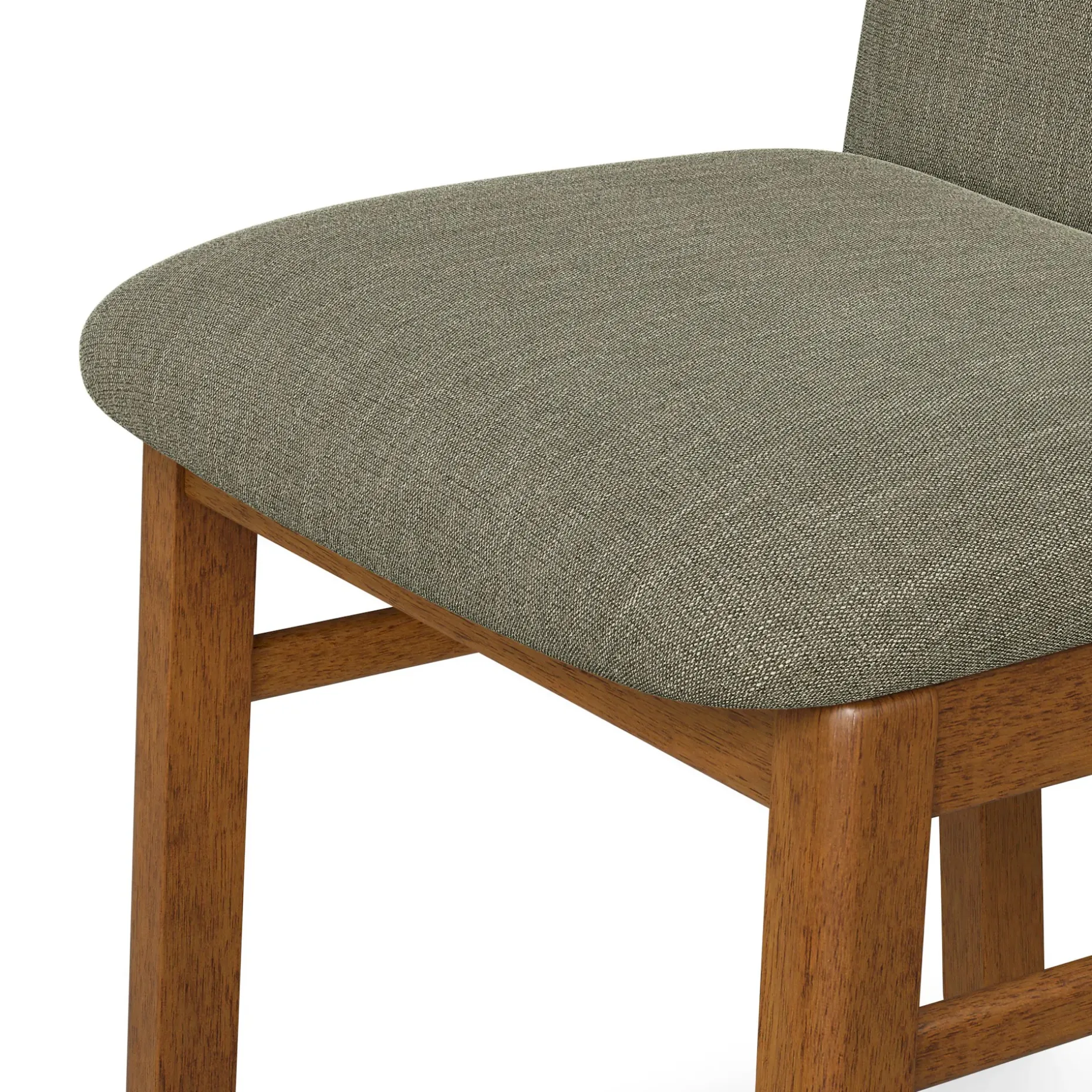 Mikkel Dining Chair - Walnut and Algonquin Green