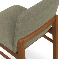 Mikkel Dining Chair - Walnut and Algonquin Green