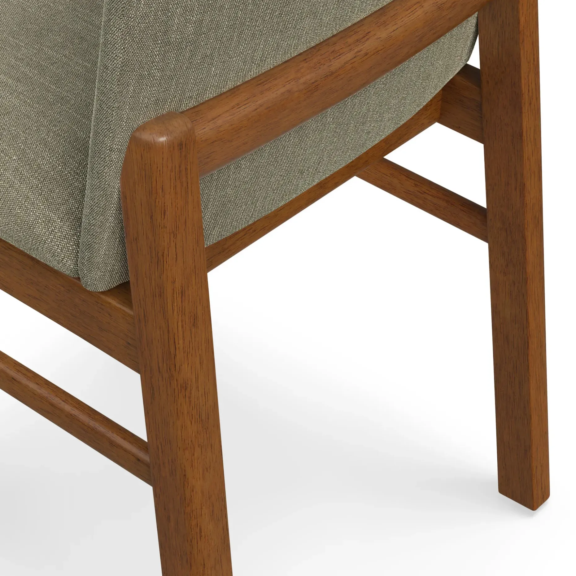 Mikkel Dining Chair - Walnut and Algonquin Green